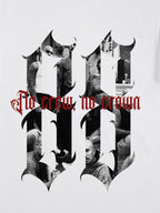 Original Photograph Letter Oversized Graphic T-Shirt