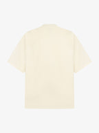 Heavy Retro Patch Embroidered T-shirt - 2398