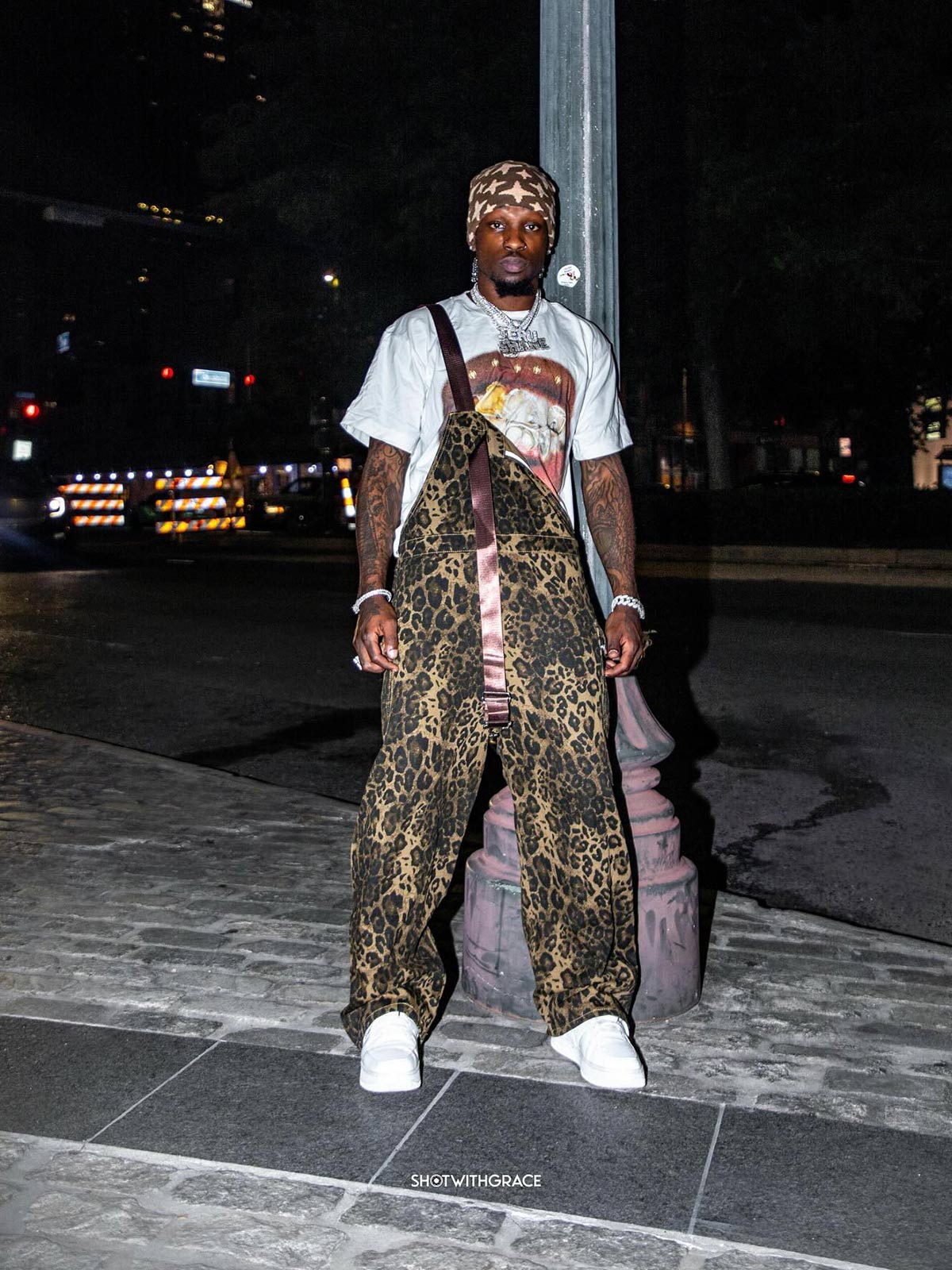 Theprecipice Leopard Print Street Style Workwear Overalls - 2020
