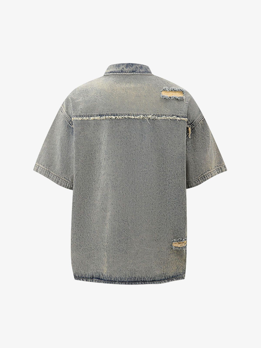 Denim Distressed Ripped Suit - 2460
