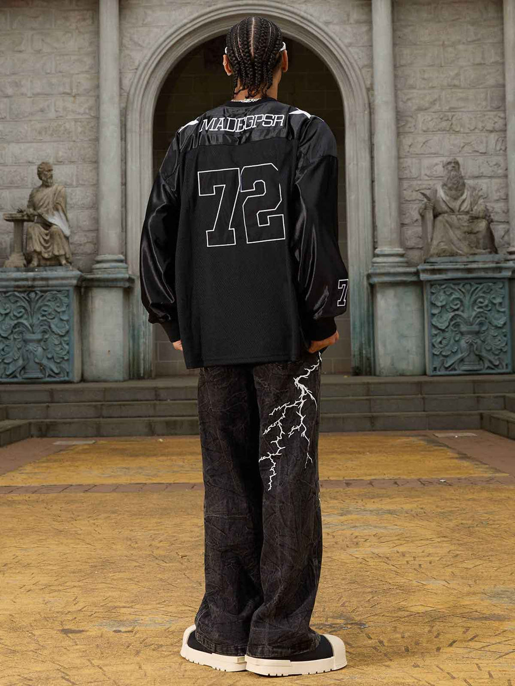 Theprecipice High Street Hip-hop Distressed Washed Jeans - 2185