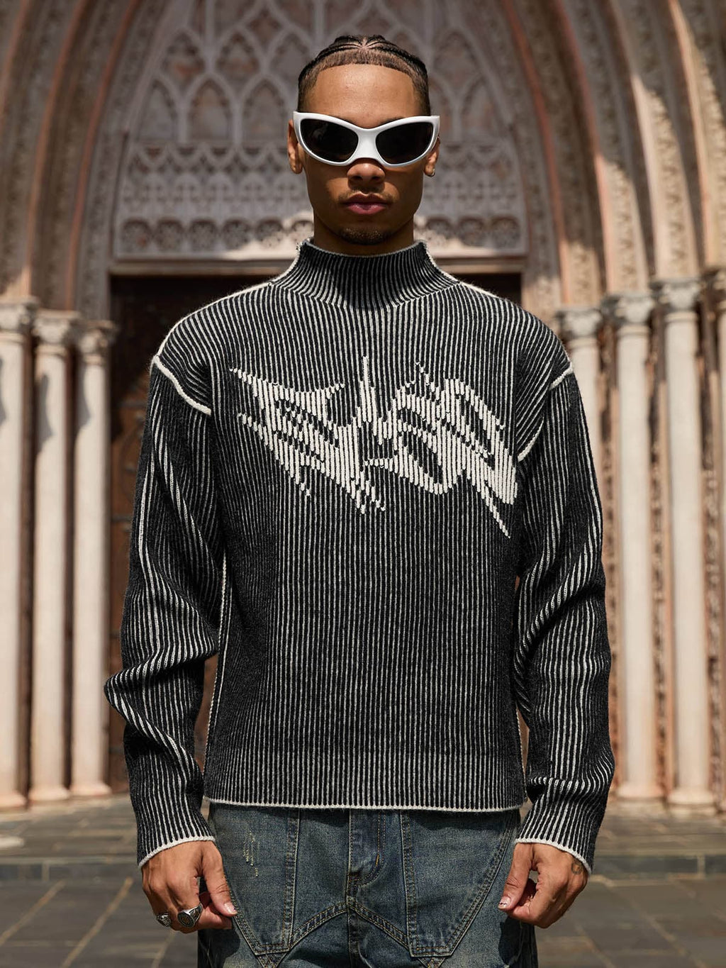 Theprecipice Double Sided Wearable Sweater - 2211