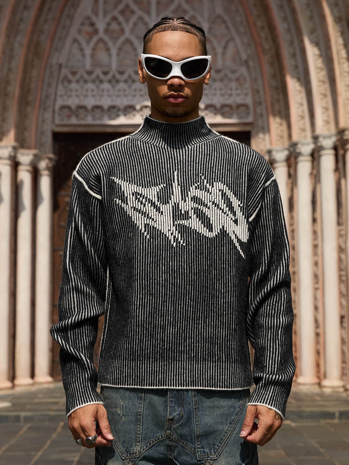 Theprecipice Double Sided Wearable Sweater - 2211