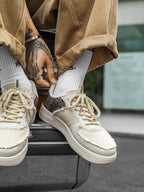 Precipice Retro High Street Men's Low Top Skate Shoes-1471