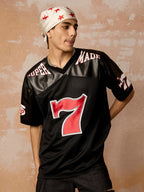 Original "SUPER 7" V-Neck Jersey T-SHIRT