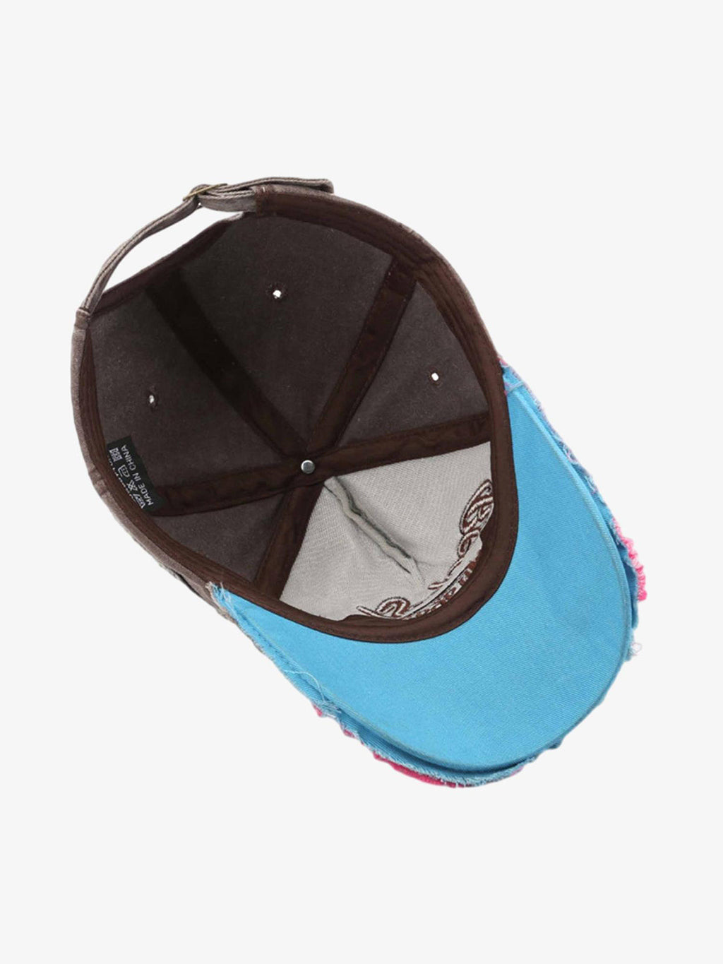 Theprecipice Retro Letter Denim Cap - 2136