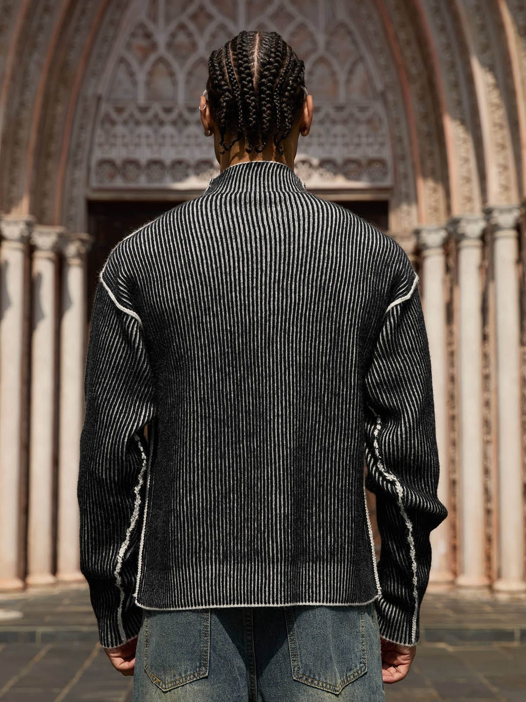 Theprecipice Double Sided Wearable Sweater - 2211