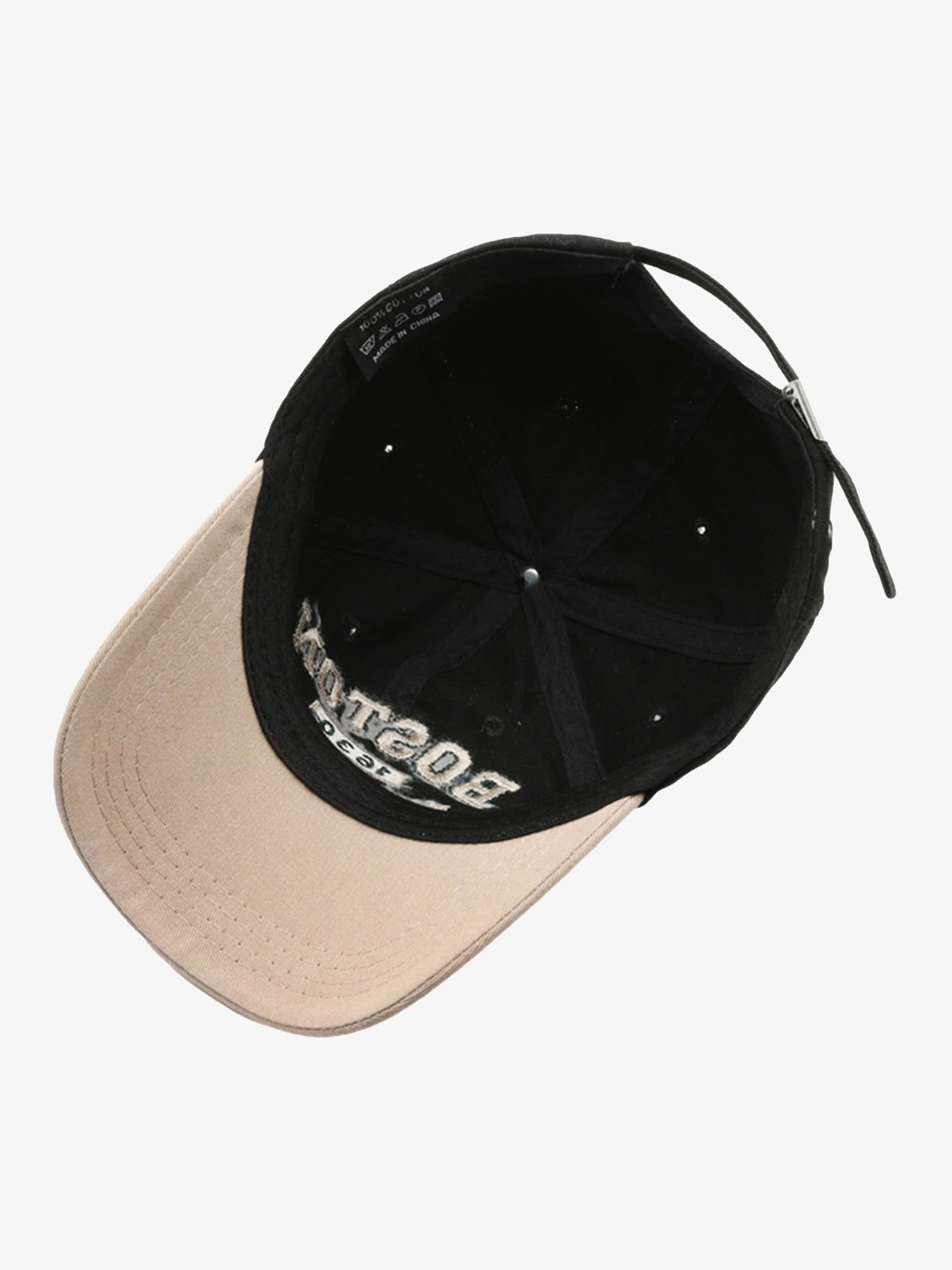 Theprecipice Retro Colorblocked Monogrammed Embroidered Cap