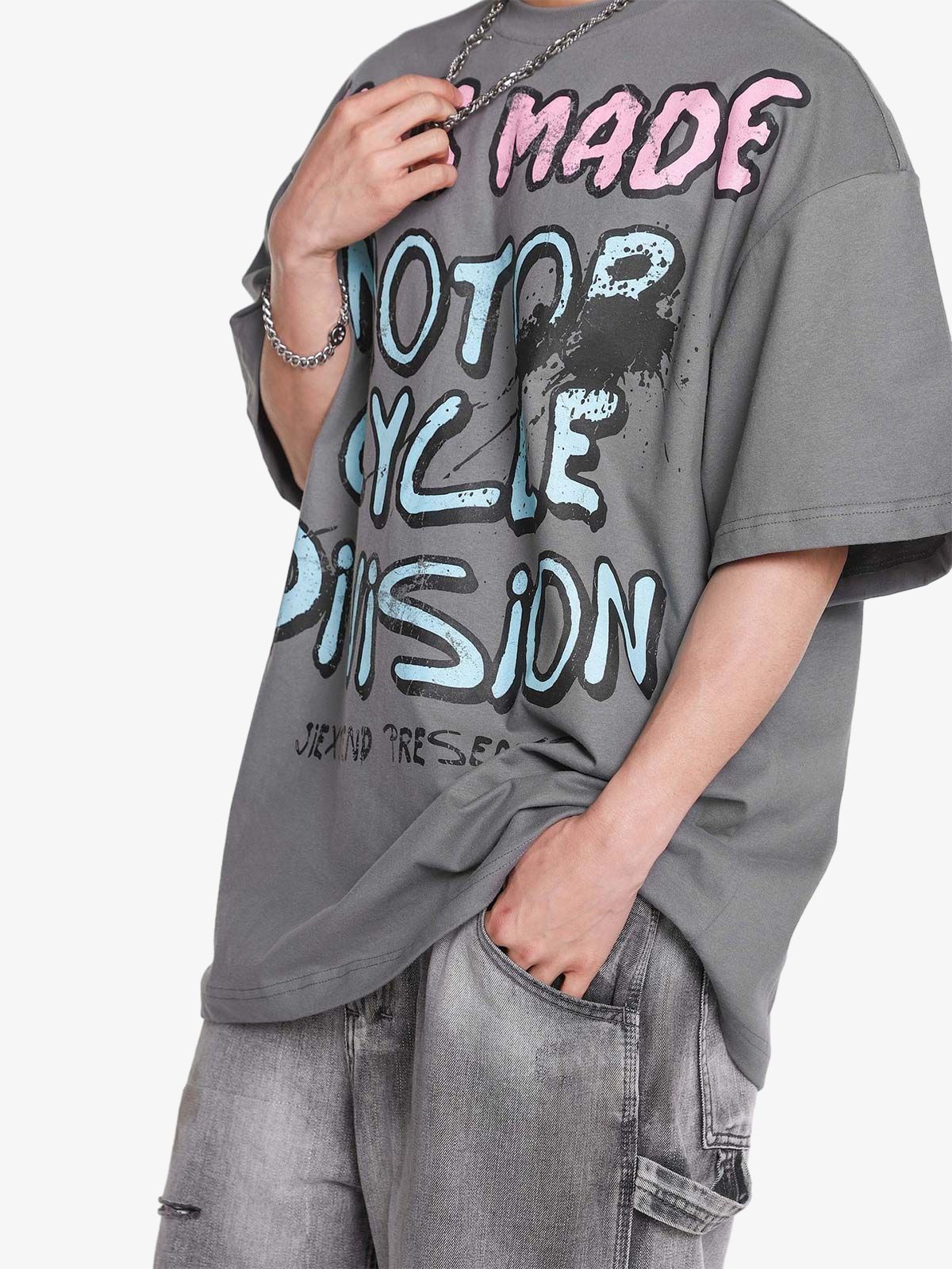 Theprecipice Fun graphic print T-shirt