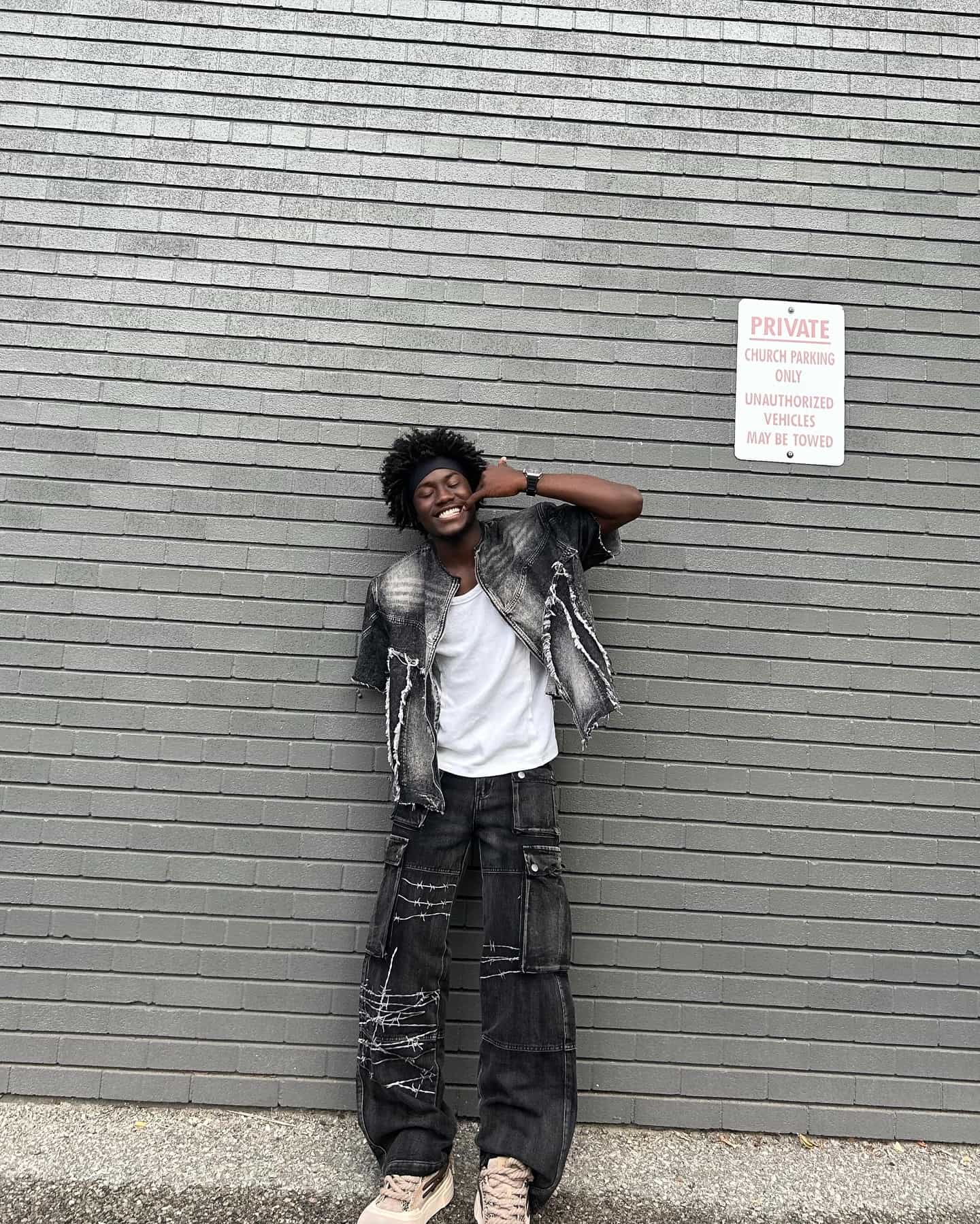 Theprecipice High Street Embroidery Hip-Hop Jeans - 2122