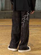 Theprecipice High Street Hip-hop Distressed Washed Jeans - 2185