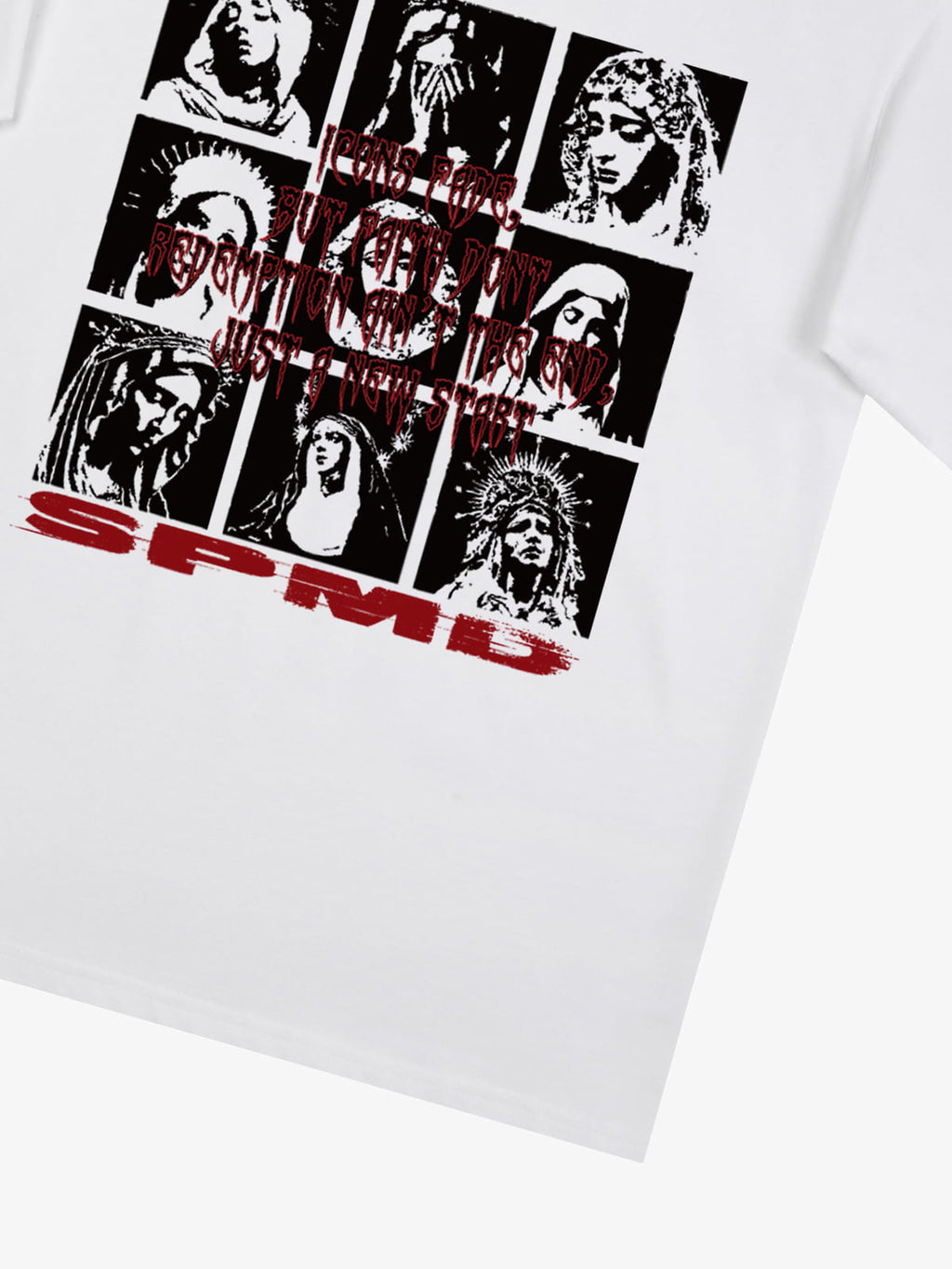 Original Saint Slogan Graphic T-Shirt