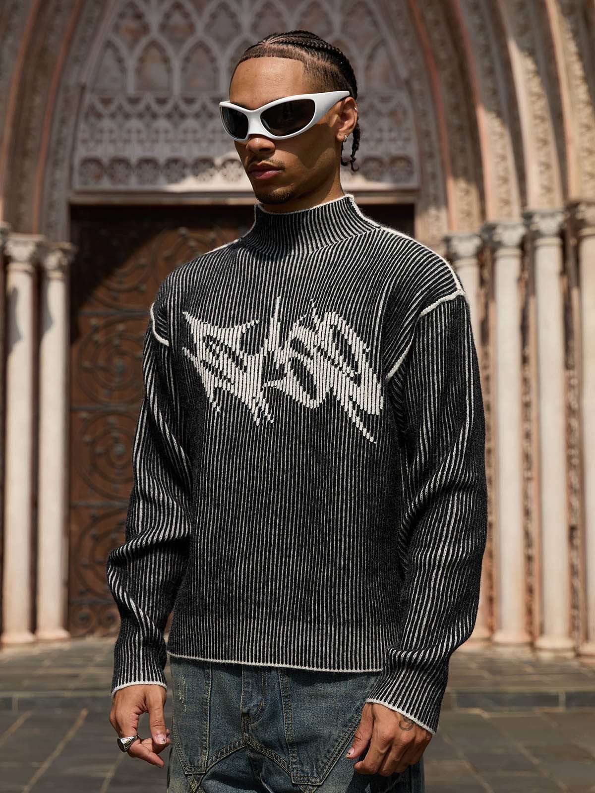 Theprecipice Double Sided Wearable Sweater - 2211