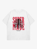 Theprecipice Skull Printed Logo Design T Shirt -1159