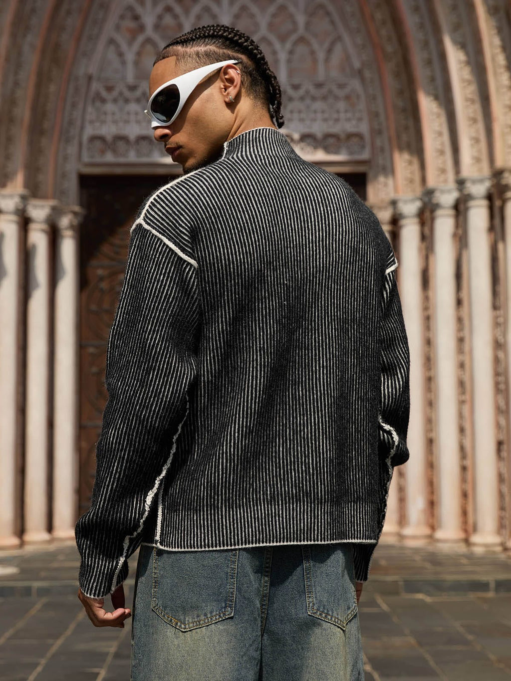 Theprecipice Double Sided Wearable Sweater - 2211