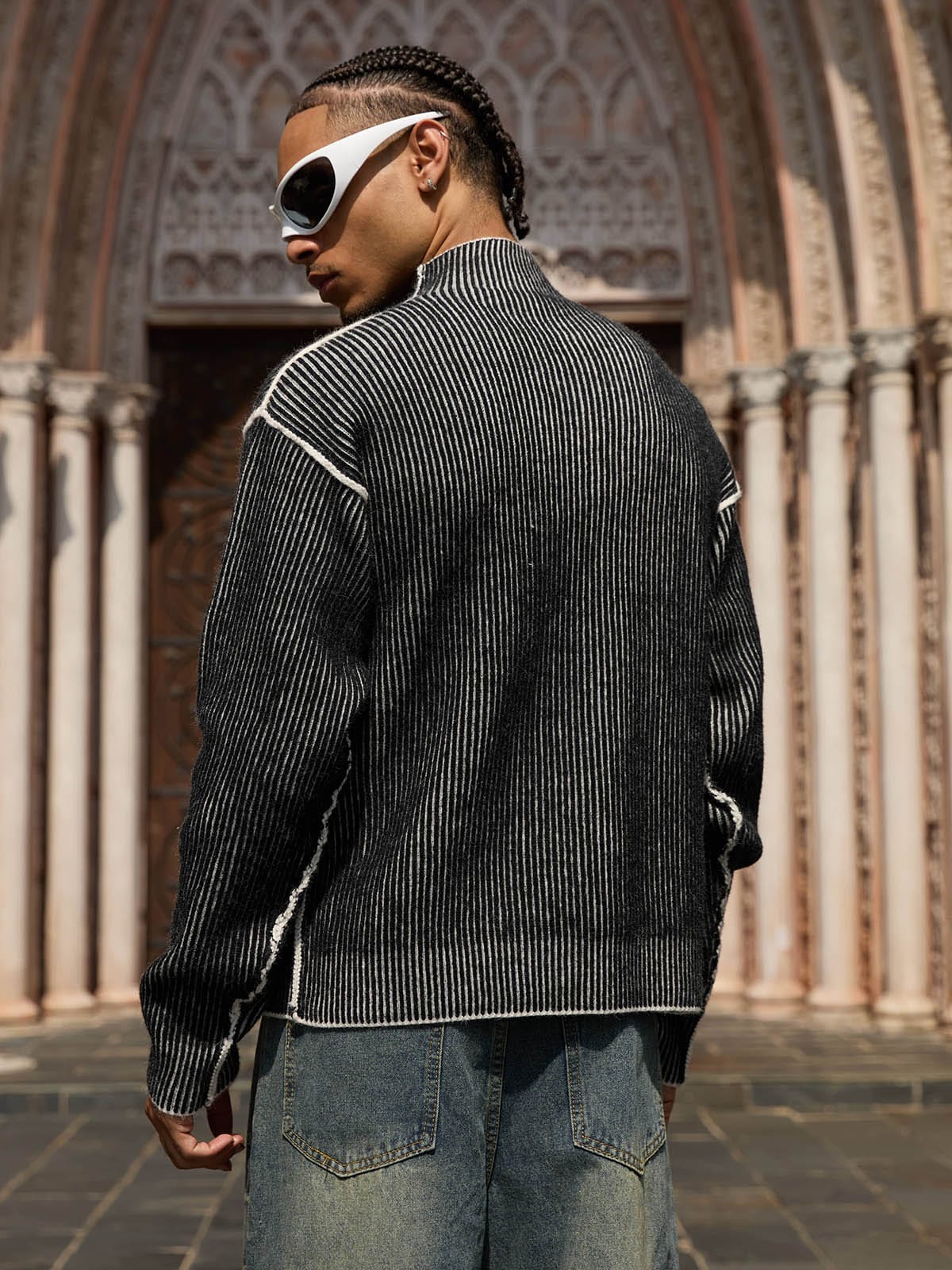 Theprecipice Double Sided Wearable Sweater - 2211