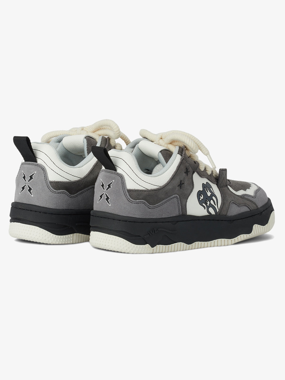 Monochrome Shadowwave Heavy-Duty Street Sneakers-1507