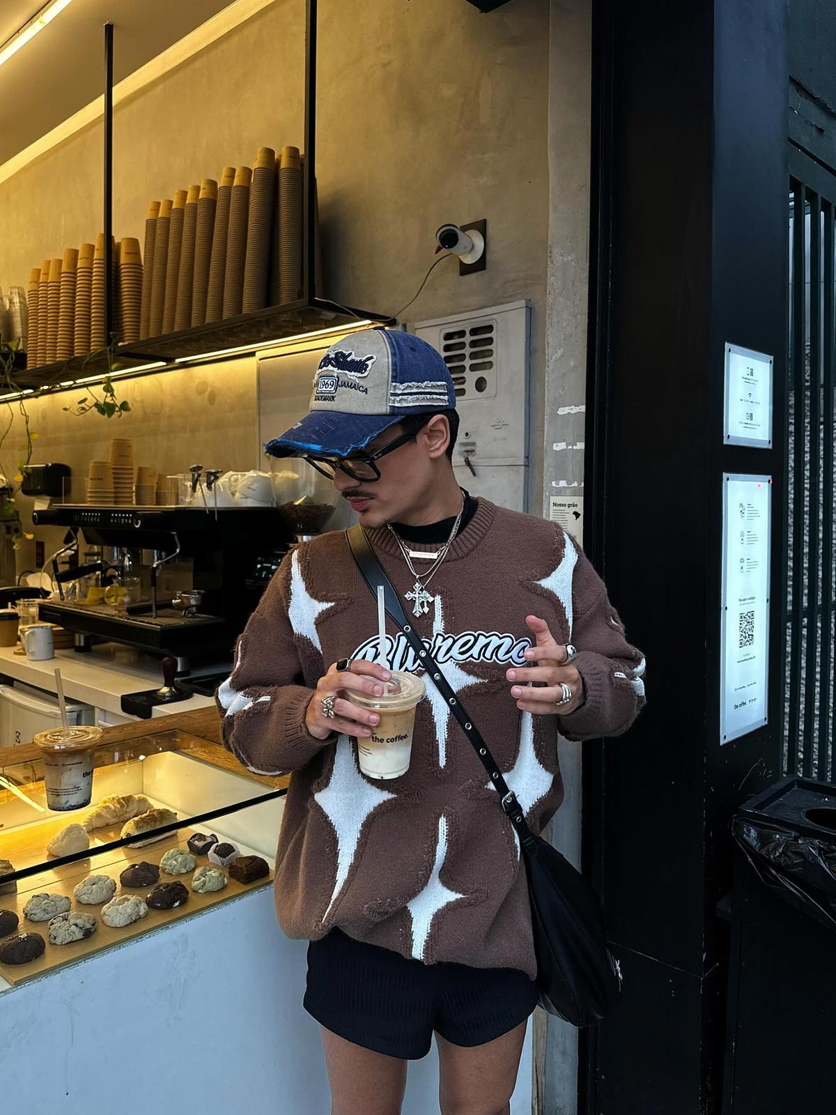 Theprecipice Retro Letter Denim Cap - 2136
