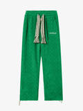 Precipice High Waisted Straight Cotton Sweatpants -1284