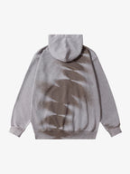 Theprecipice Tie-dye Contrasting Print Pullover Hoodie
