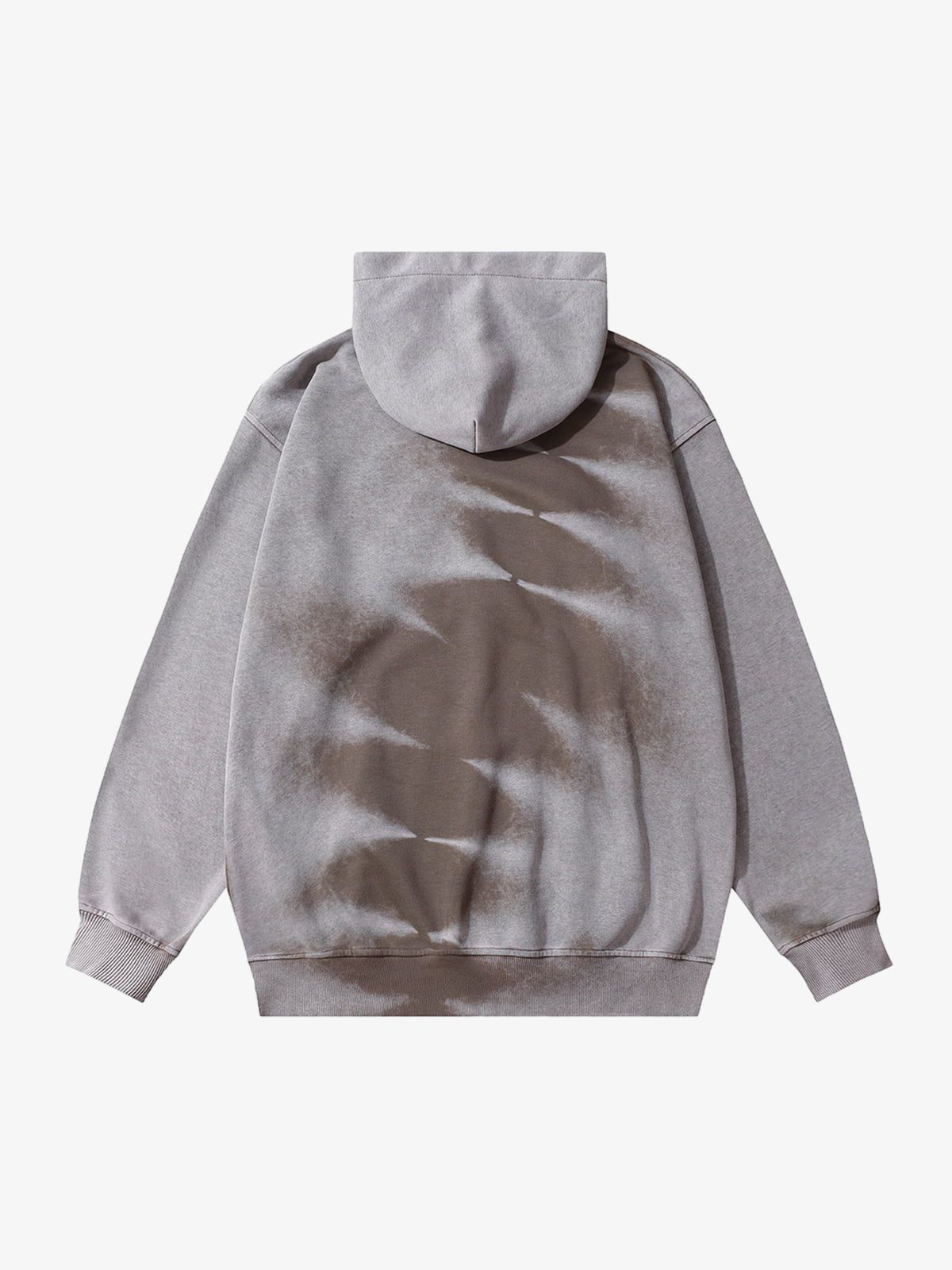 Theprecipice Tie-dye Contrasting Print Pullover Hoodie
