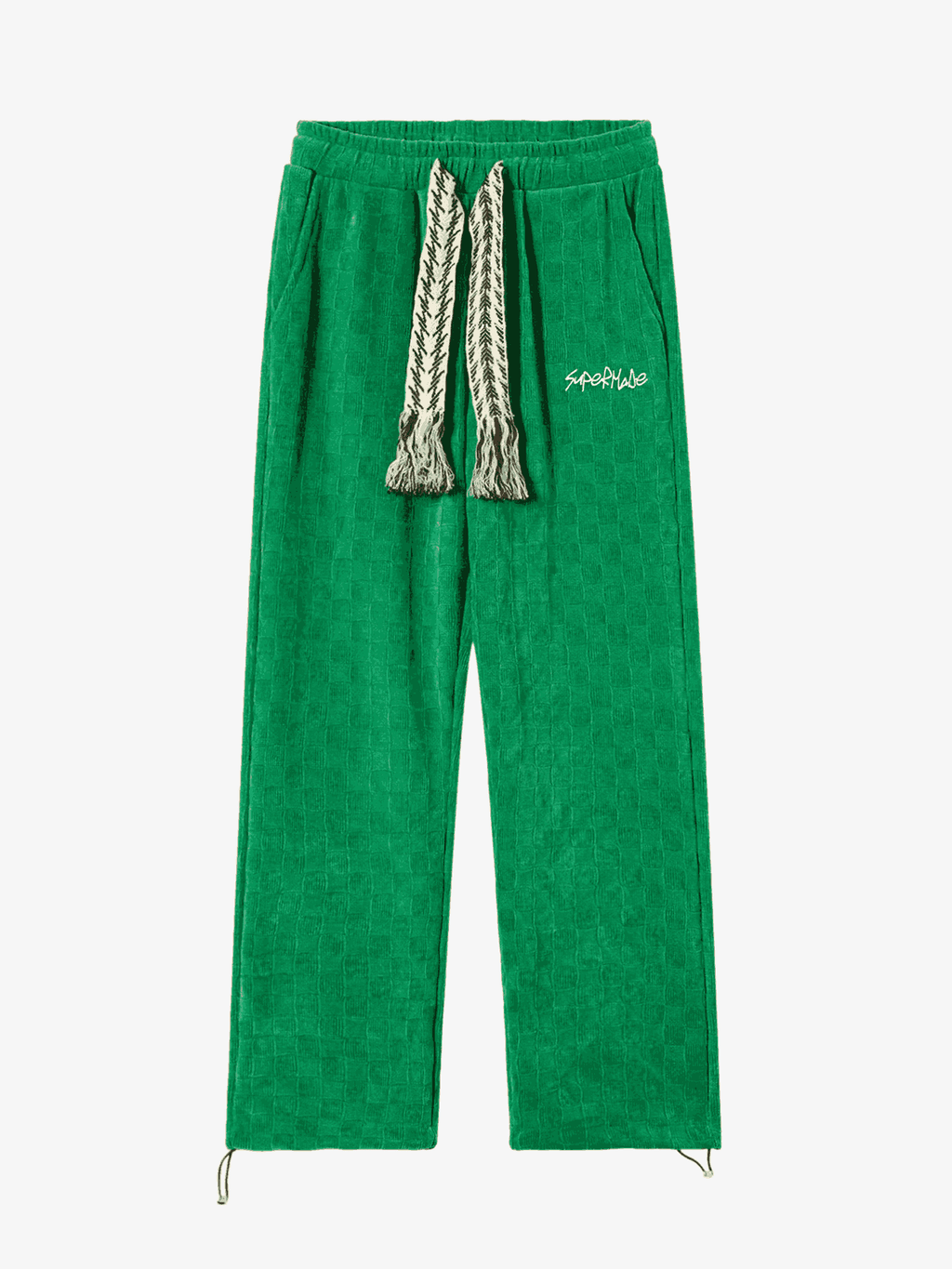 Theprecipice High Waisted Straight Cotton Sweatpants -1284