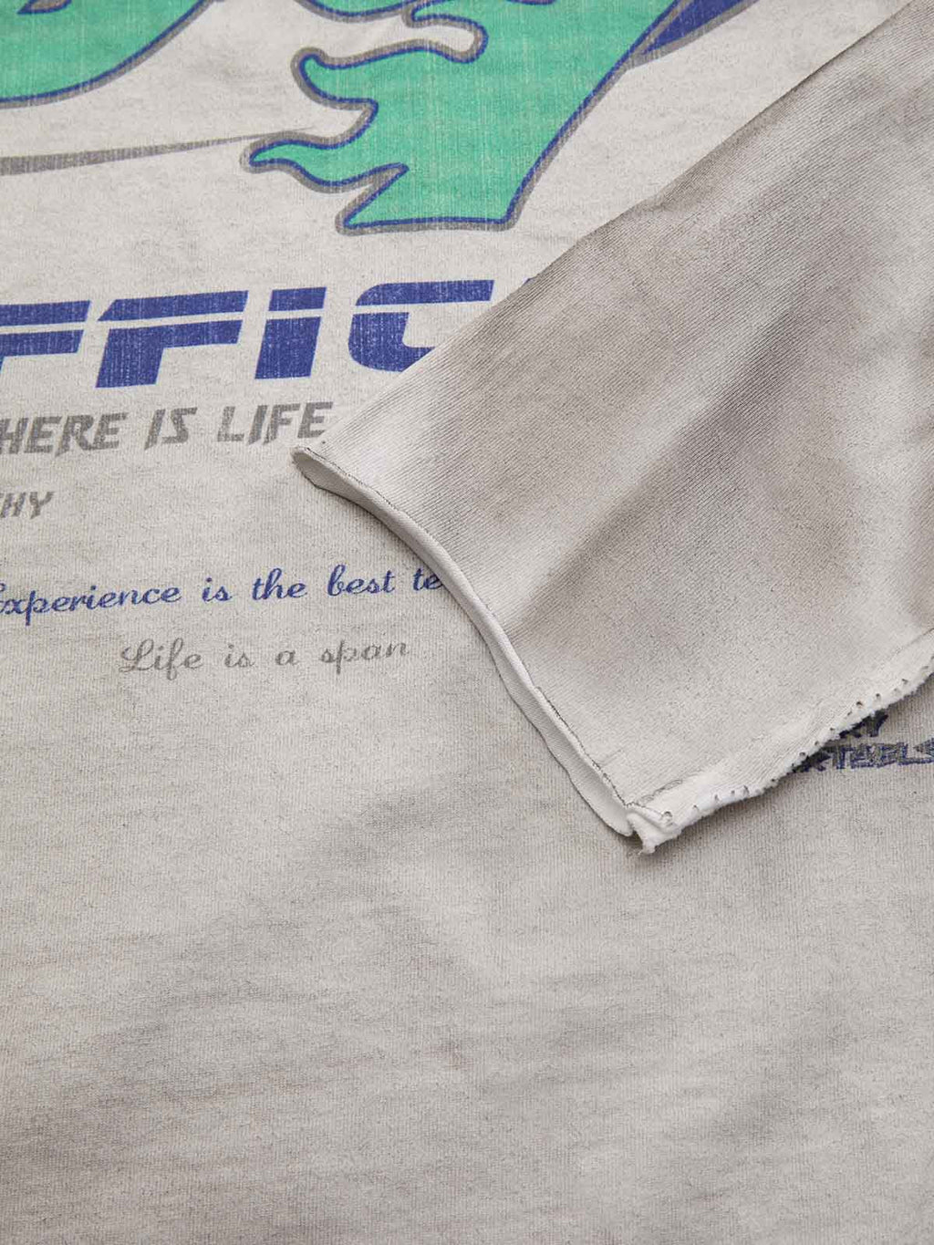 Theprecipice Washed Edge Long Sleeve T-Shirt
