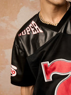 Original "SUPER 7" V-Neck Jersey T-SHIRT