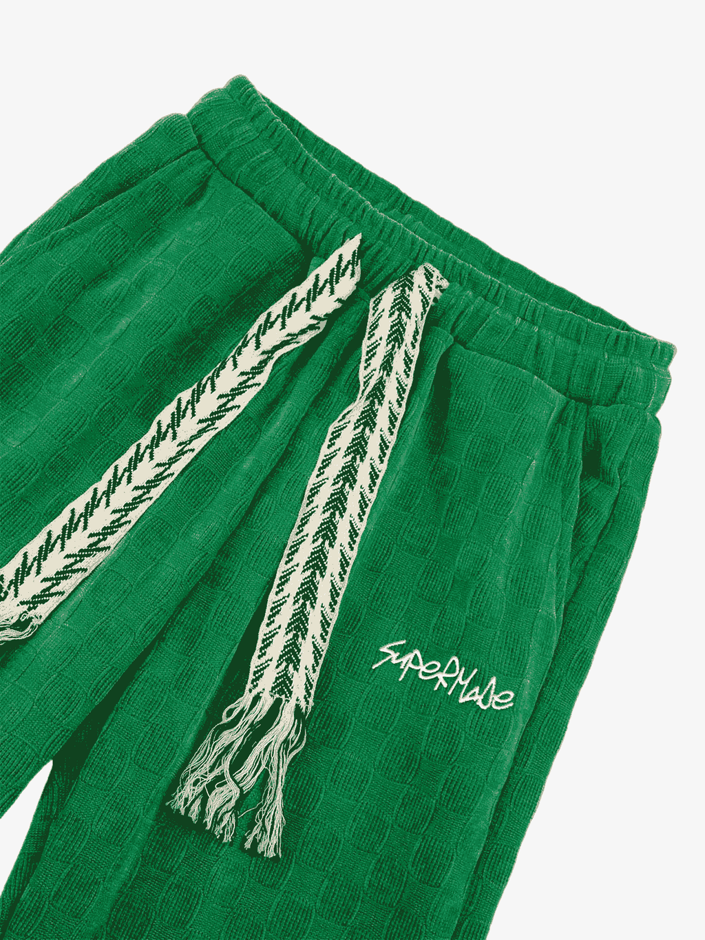Precipice High Waisted Straight Cotton Sweatpants -1284