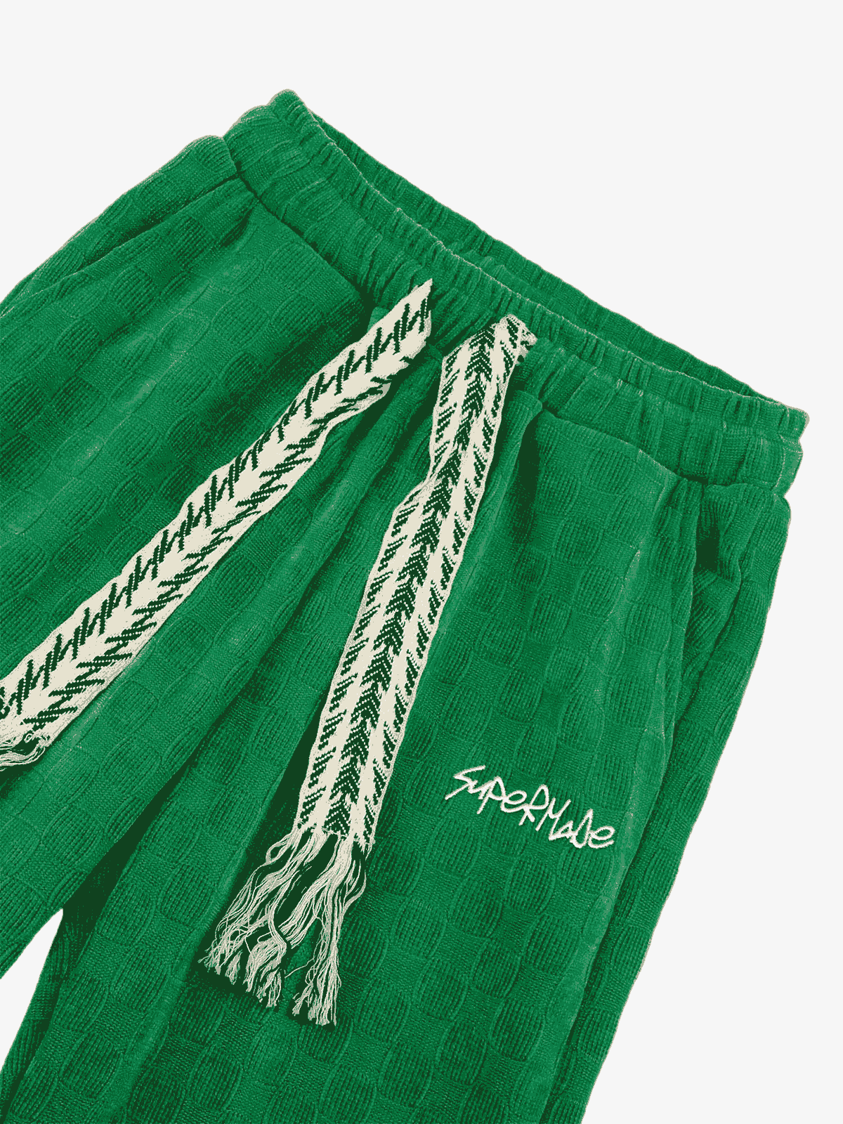 Precipice High Waisted Straight Cotton Sweatpants -1284