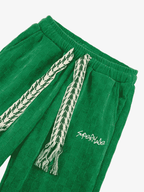 Theprecipice High Waisted Straight Cotton Sweatpants -1284