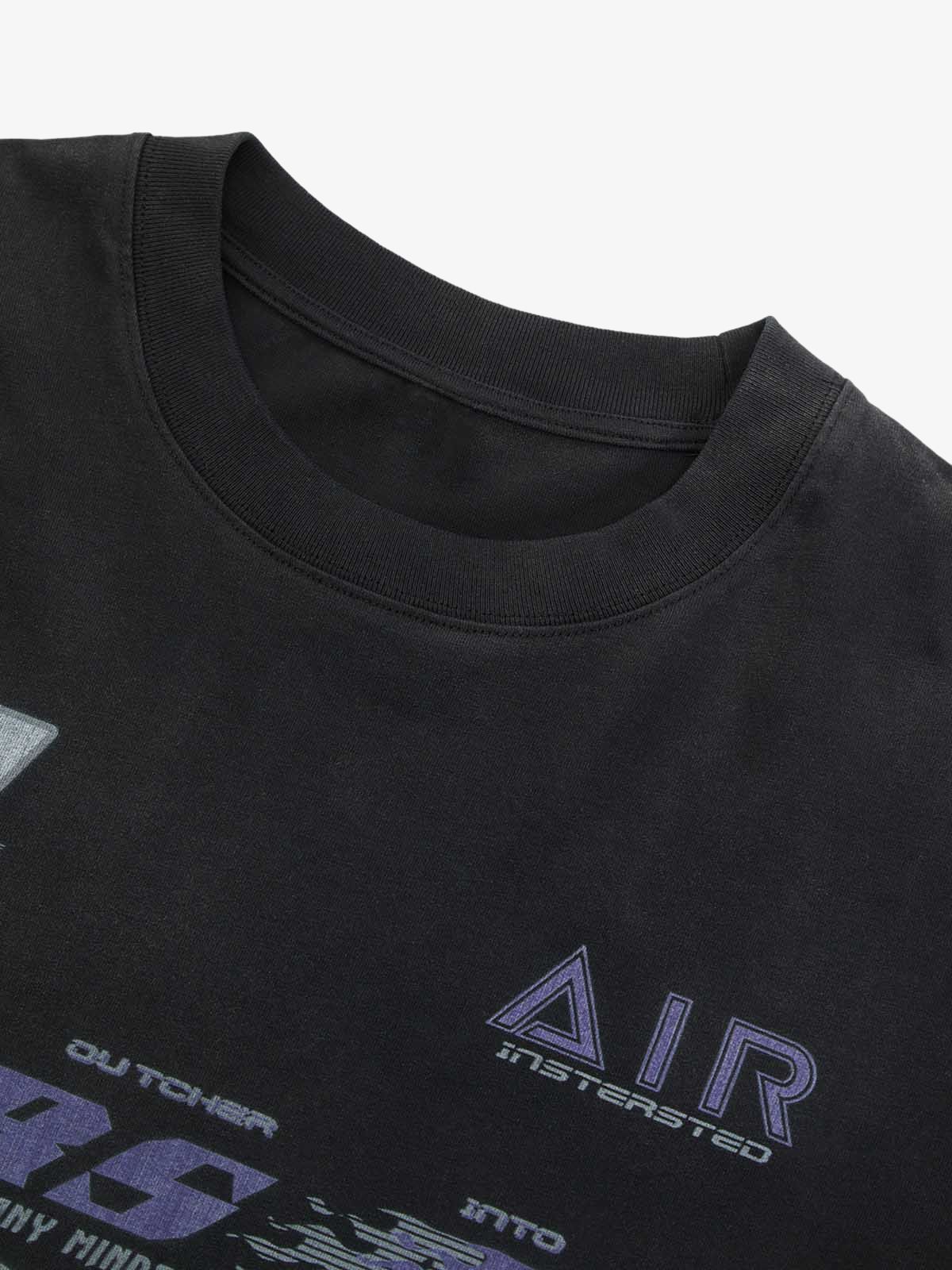 Theprecipice Washed Edge Long Sleeve T-Shirt