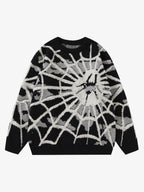 Theprecipice Spider Knit Crew Neck Sweater