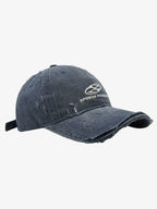 Theprecipice Ripped Denim Baseball Cap - 2028
