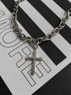 Theprecipice Black Cross Necklace -1131