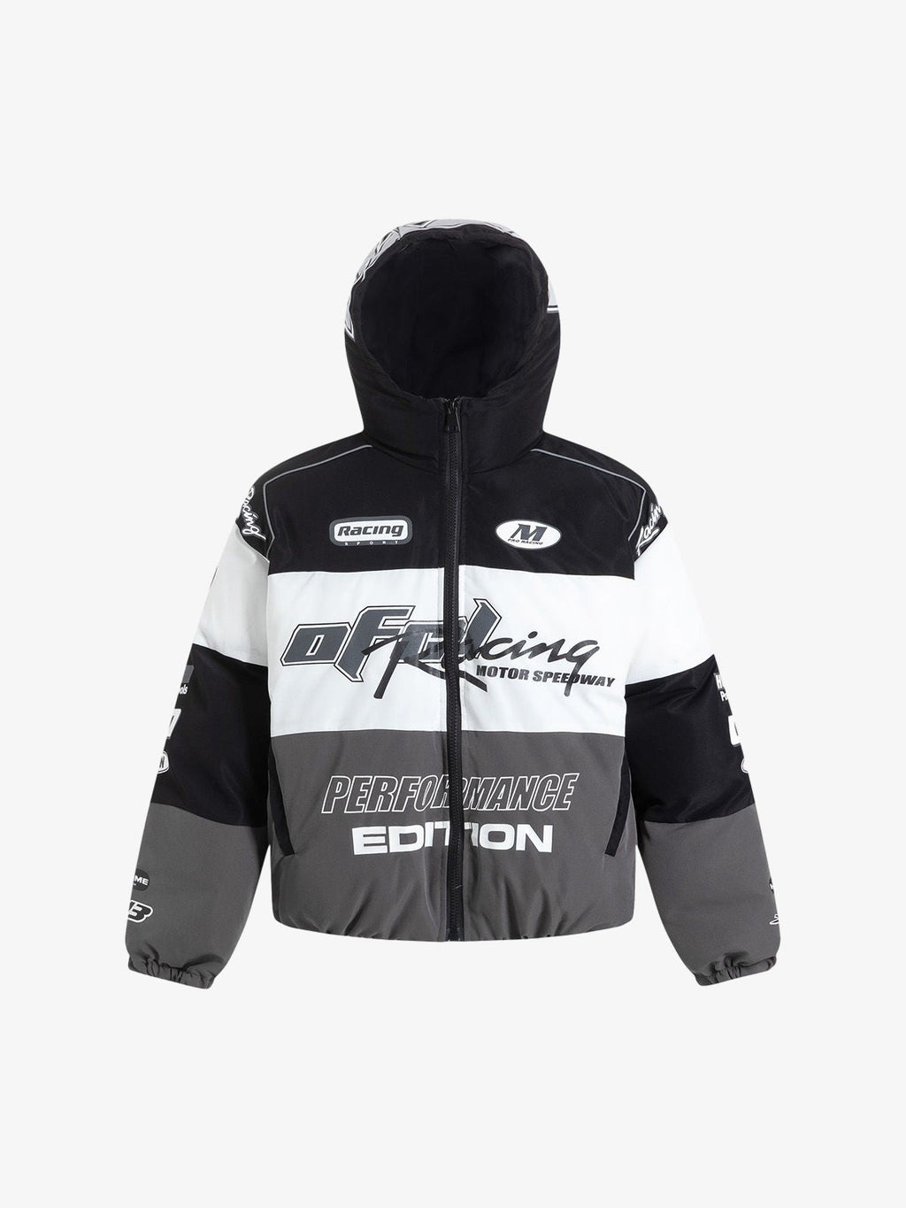 Theprecipice Motorcycle Racing Puffer Jacket