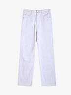 Theprecipice Burning Text Embroidered Letters Jeans -1478
