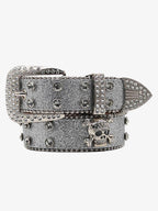 Theprecipice Studded Rhinestone Belt-1797