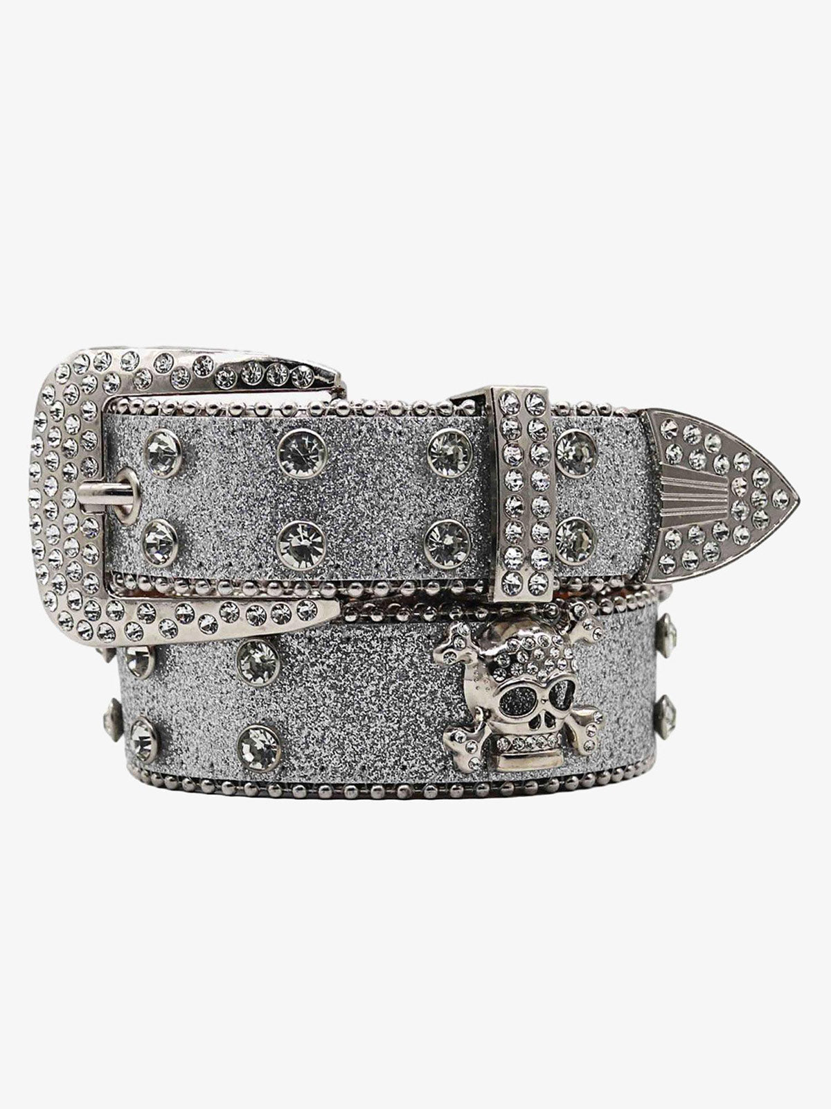Theprecipice Studded Rhinestone Belt-1797
