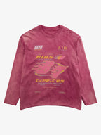 Theprecipice Washed Edge Long Sleeve T-Shirt