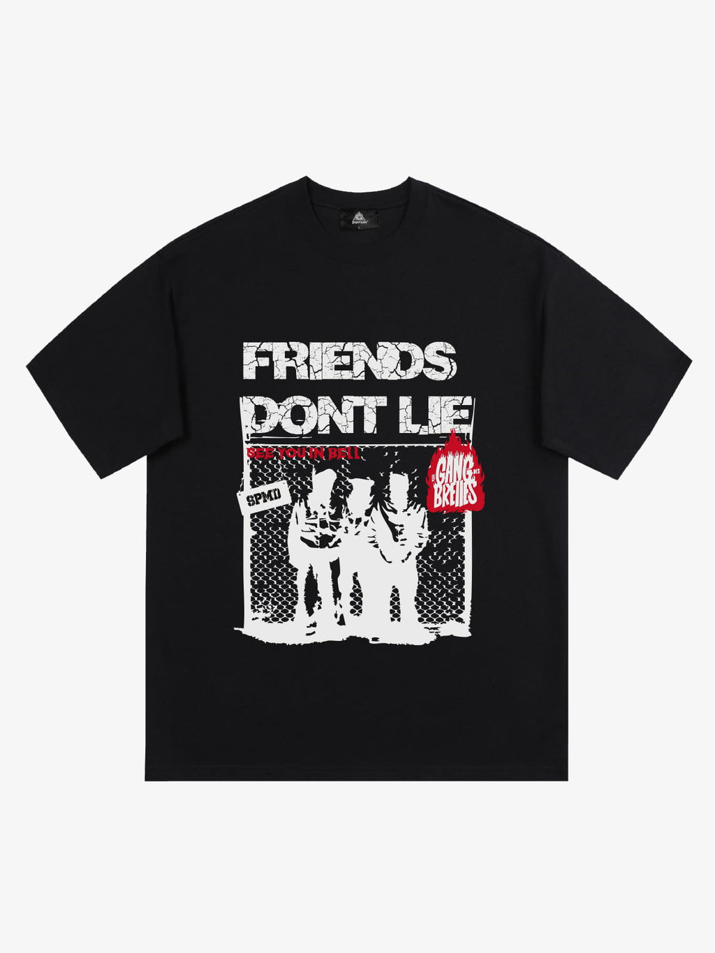 Original "Friends Don't Lie" Print T-Shirt