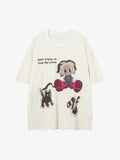 Pixel Art Cartoon Graphic T-Shirt