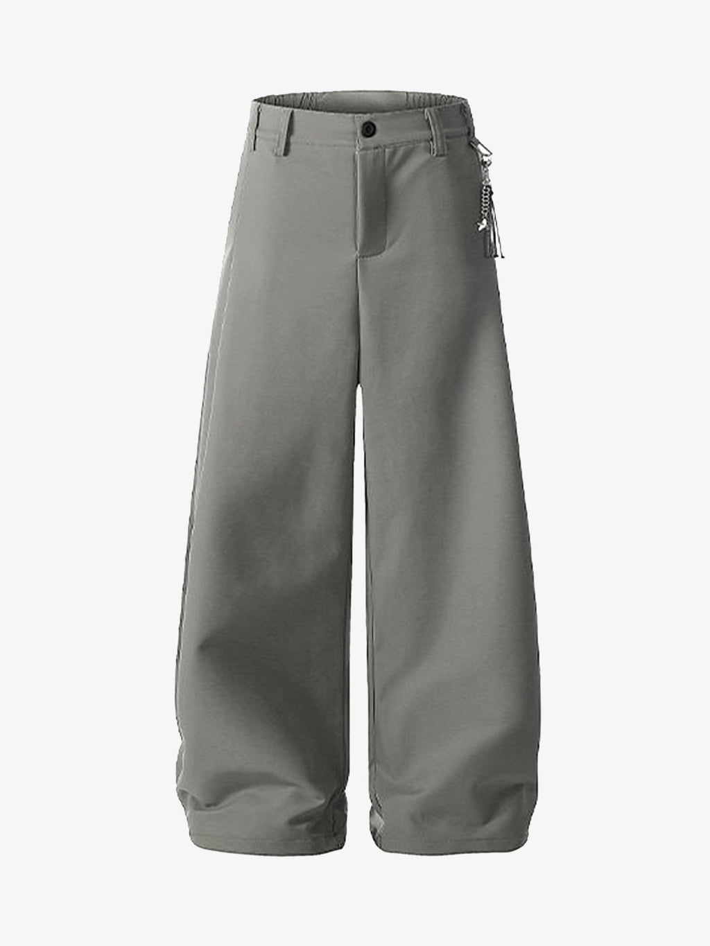 Elastic Waistband Barrel Pants - 2425