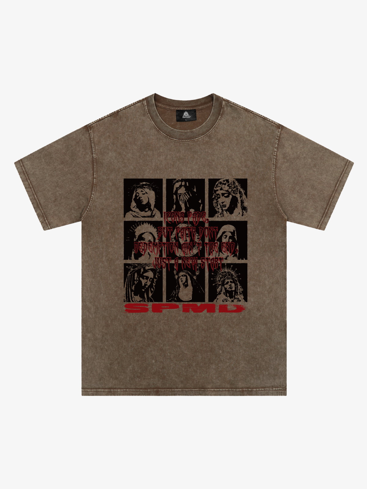 Original Saint Slogan Graphic T-Shirt