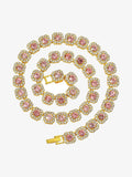Theprecipice Round Diamond Cuban Necklace
