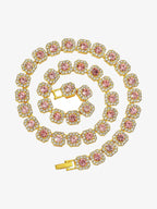 Theprecipice Round Diamond Cuban Necklace