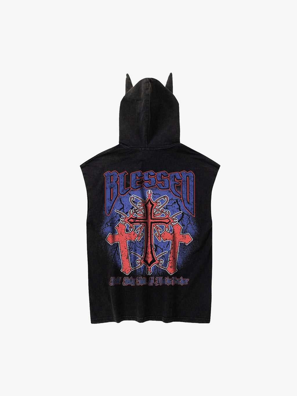Theprecipice Washed Hooded Cotton Undershirt