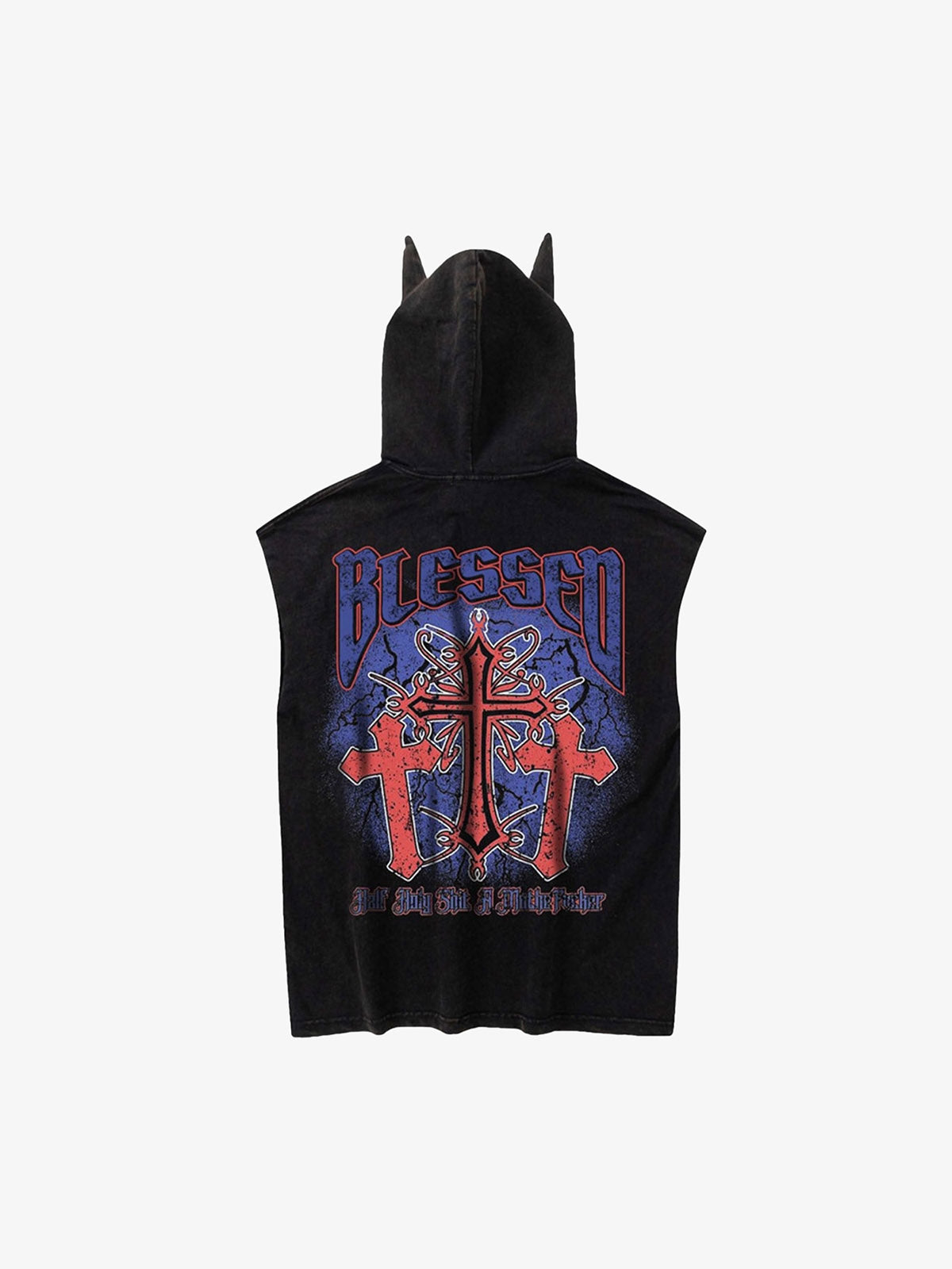 Theprecipice Washed Hooded Cotton Undershirt