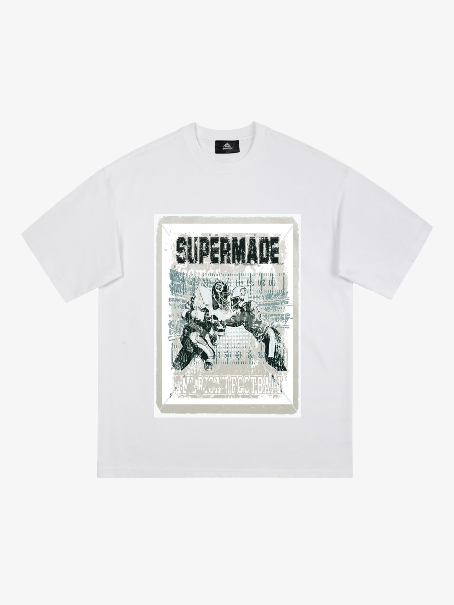 Super Bowl Football Print T-Shirt
