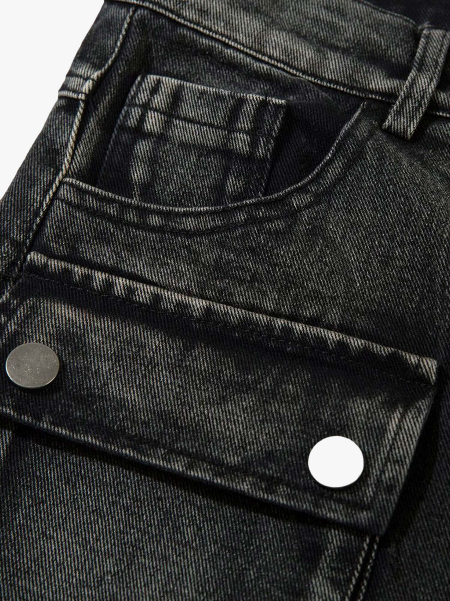 Theprecipice High Street Embroidery Hip-Hop Jeans - 2122